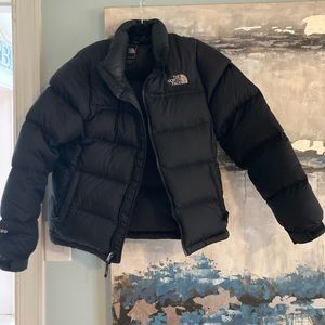 Black North Face Nuptse puffer size S/P